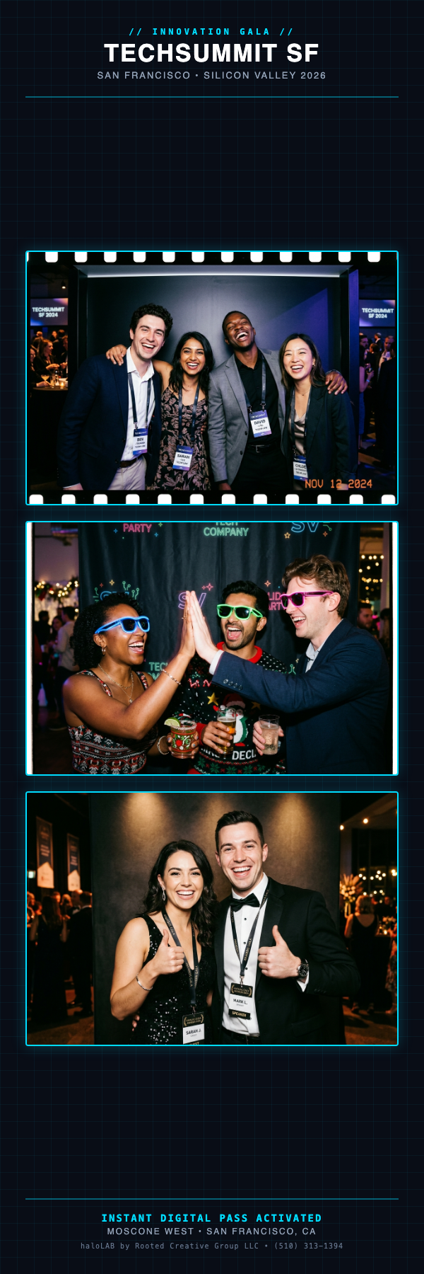 The APEX Gala 2026 Executive Photo Strip by haloLAB