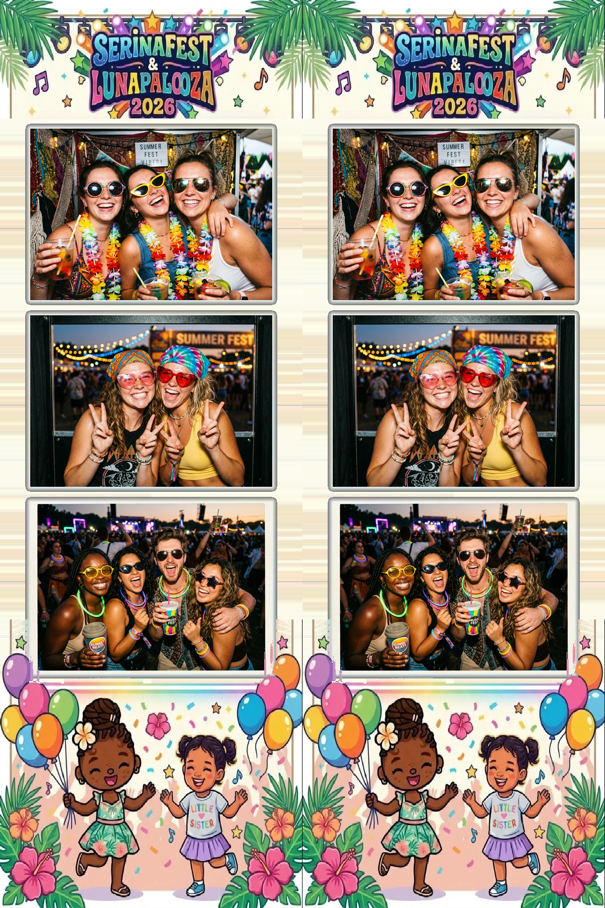 Festival Double Strip Sample