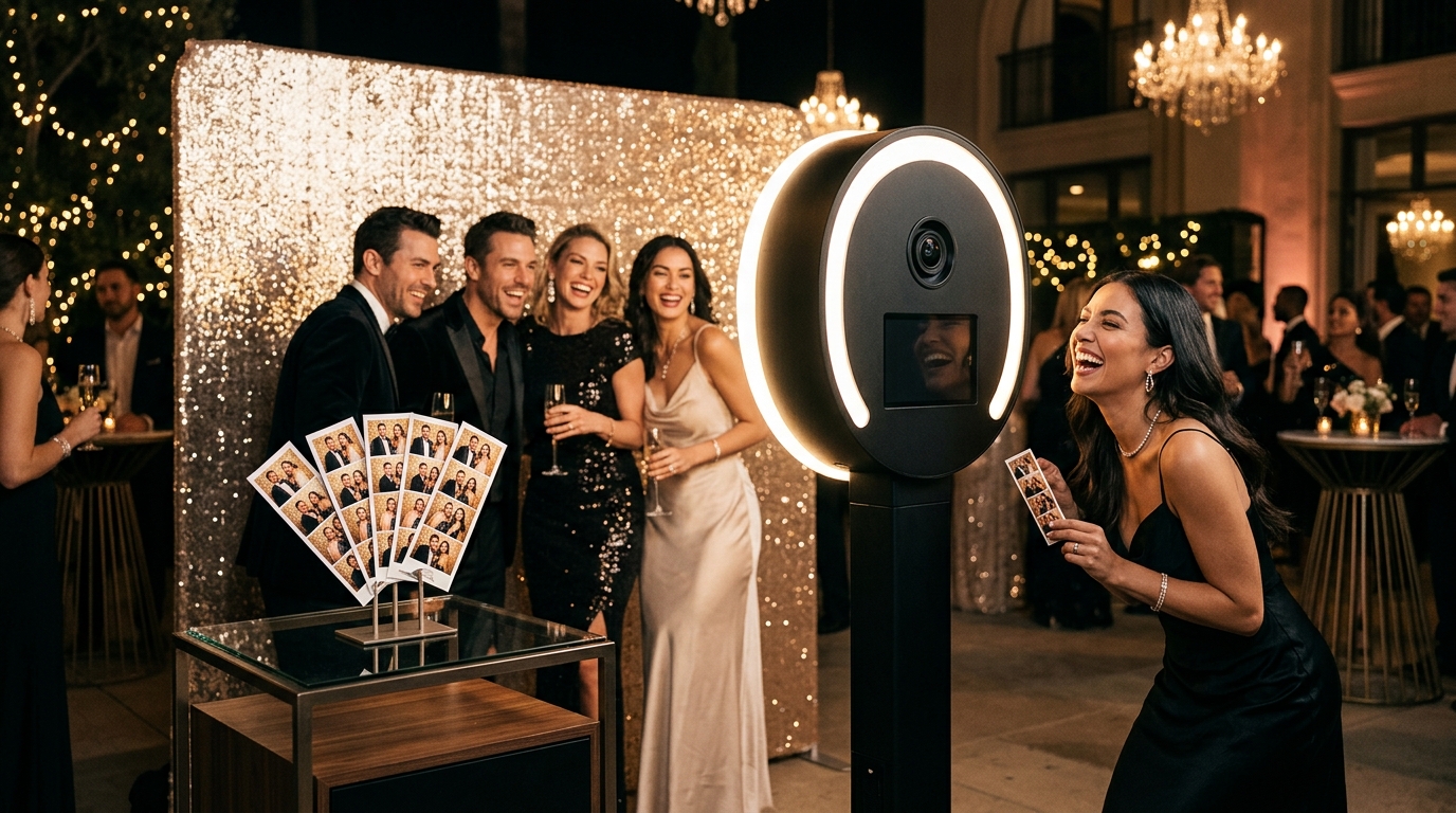 haloLAB Photo Booths Open-Air Halo Kiosk at The APEX Gala