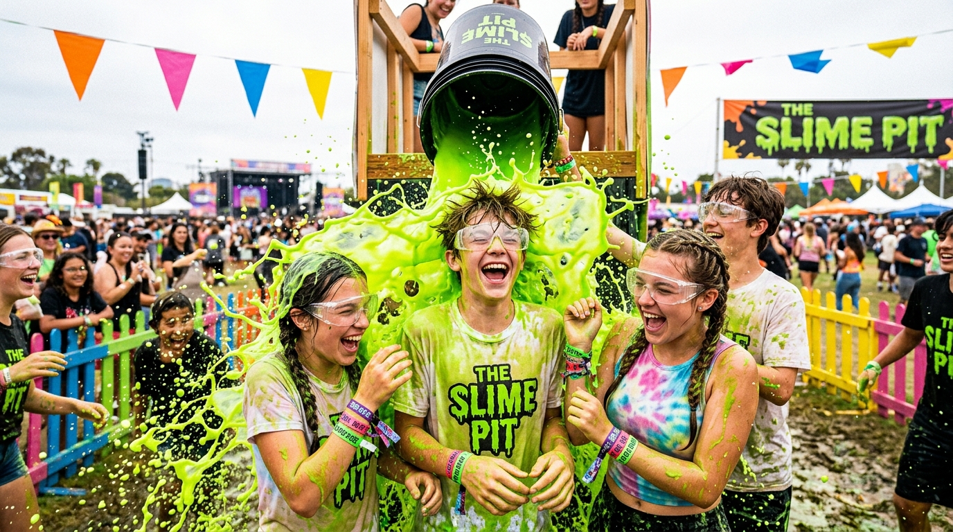 The Slime Pit 5-Gallon Bucket Drench Arena